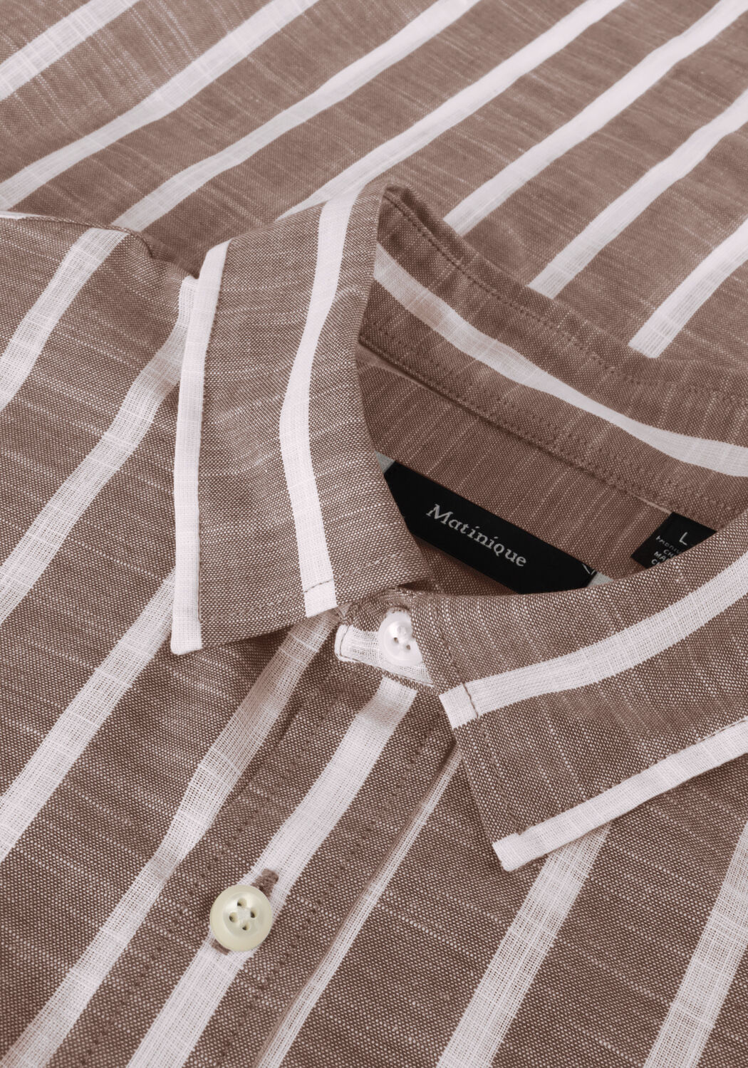 MATINIQUE Chemise d&eacute;contract&eacute; MACHRISTALDO en marron - large