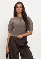 Taupe NOTRE-V Vest NV-ILENA