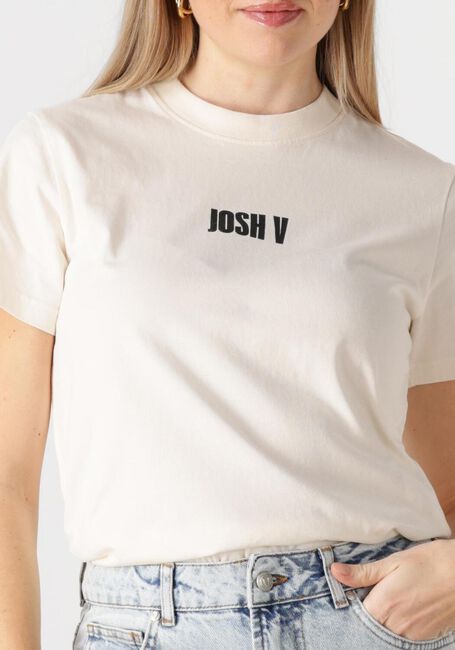 JOSH V T-shirt JV DORIE MONOGRAM Écru - large