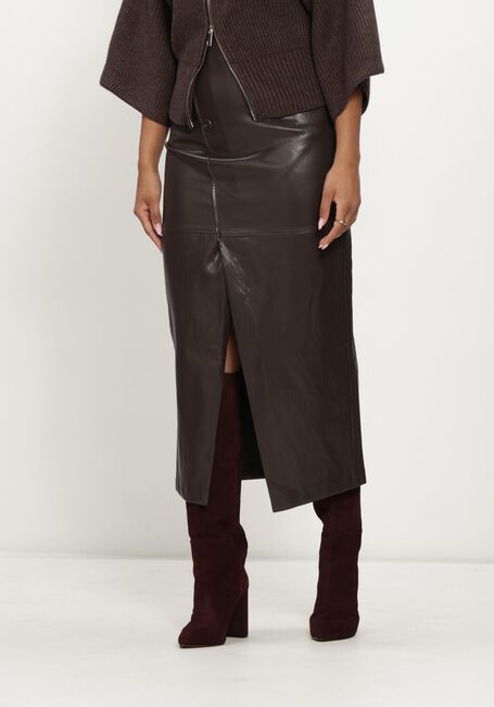 Bruine CO'COUTURE Midirok GITTCC ASYM FLOOR SKIRT - large