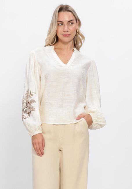 YDENCE BLOUSE ROSE Blouses Cr&egrave;me - large