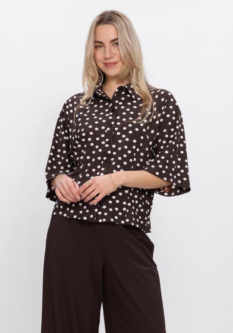 Bruine STUDIO ANNELOES  Fabienne dot blouse - large