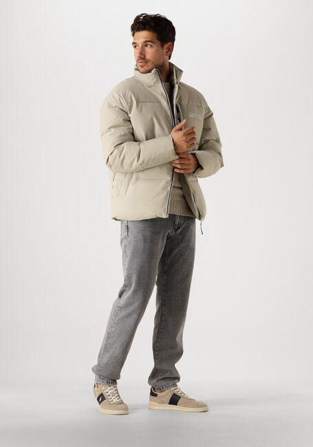 WOODBIRD Veste matelassé WBDAPPER PUFF JACKET en beige - large