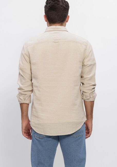 Beige TOMMY JEANS Casual overhemd TJM REG LINEN BLEND SHIRT EXT - large