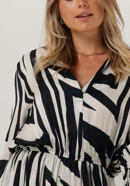 Donkerblauwe EST'SEVEN Mini jurk EST’JOURNEE DRESS BAMBU - large