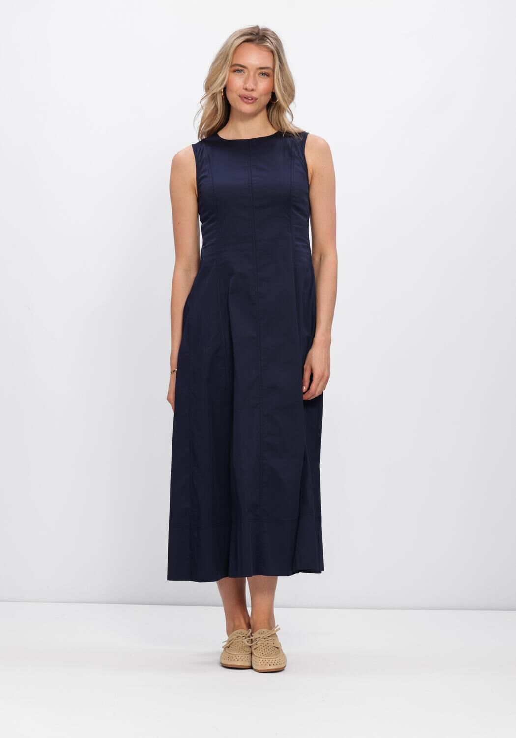 Y.A.S. Robe maxi YASVERNA SL LONG DRESS Bleu fonc&eacute; - large