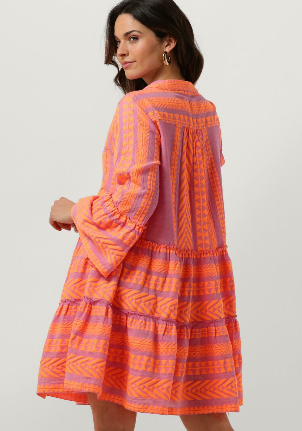 Fuchsia DEVOTION Mini jurk ELLA Omoda