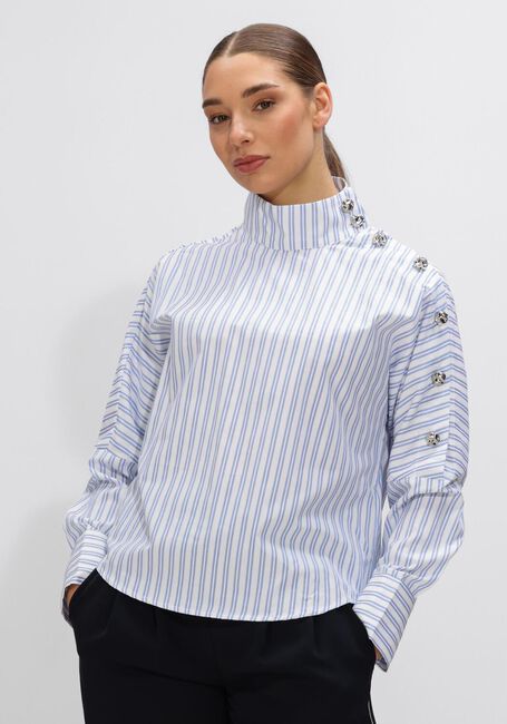 CO'COUTURE DEVIN ASYM CC BUTTON BLOUSE Blouses en bleu - large