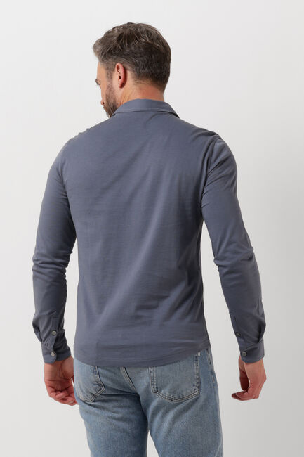 PROFUOMO Polo POLO LONG SLEEVE LS Bleu clair - large