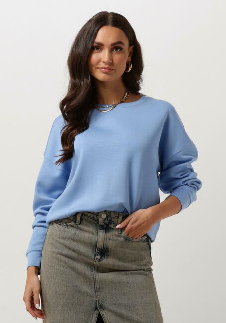 Donkerblauwe MSCH COPENHAGEN Sweater MSCHIMA Q SWEATSHIRT - large