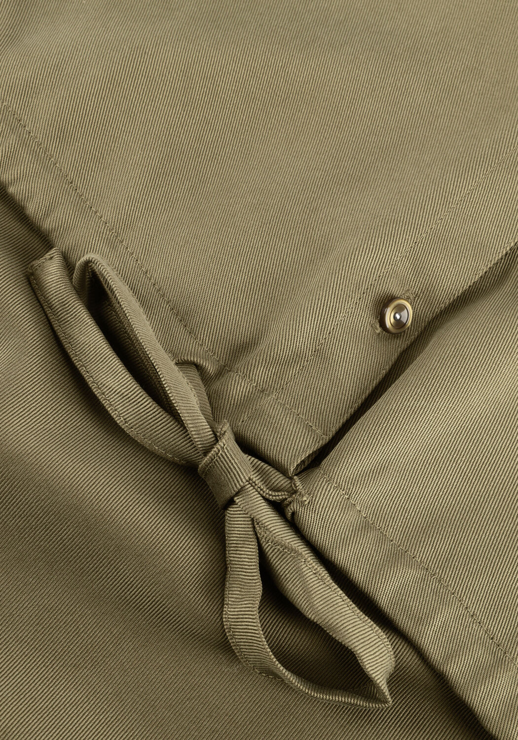 Olijf ANOTHER LABEL  ALRILA SHIRT S/S - large