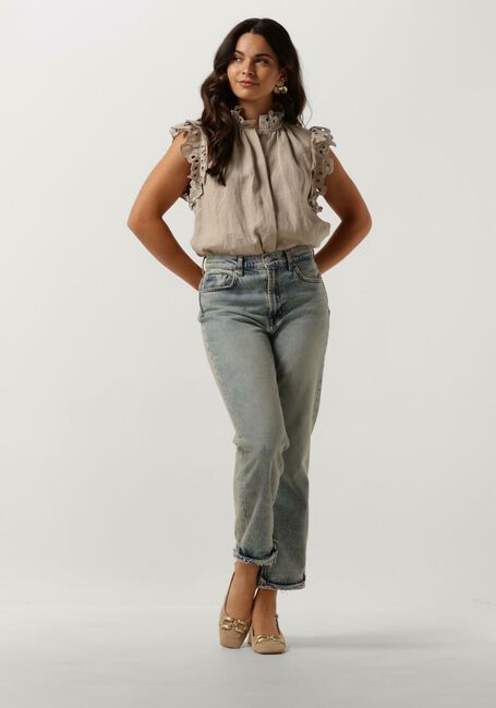 Lichtblauwe 7 FOR ALL MANKIND Bootcut jeans LOGAN STOVEPIPE FROST WITH FOLD UP HEM Lichtblauwe 7 FOR ALL MANKIND Bootcut jeans LOGAN STOVEPIPE FROST WITH FOLD UP HEM - large