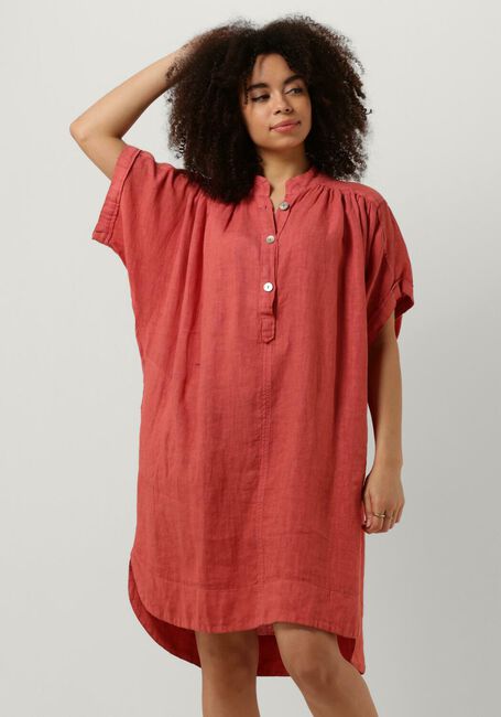 Roze BY-BAR Mini jurk AMBER LINEN DRESS - large