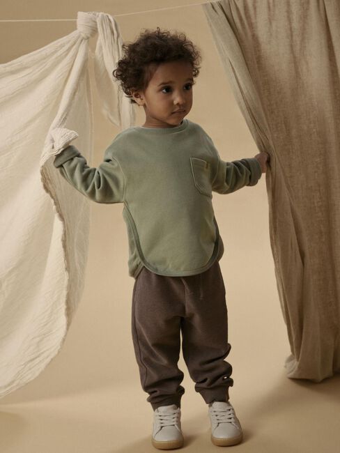 Bruine LIL' ATELIER Joggingbroek NMMBANJO LOOSE SWEAT PANT LIL - large