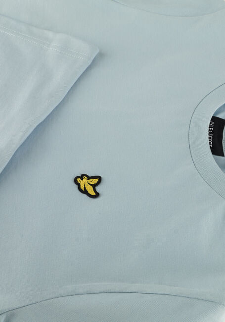 Lichtblauwe LYLE & SCOTT T-shirt PLAIN T-SHIRT - large