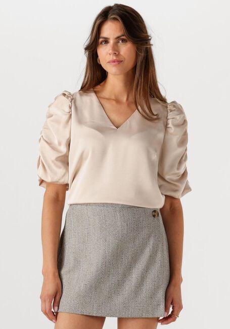 NEO NOIR ELBA HEAVY SATEEN BLOUSE Blouses en beige - large