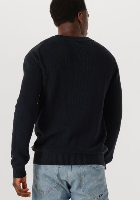 G-STAR RAW Pull STRUCTURE R KNIT en bleu - large