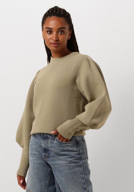 Groene MOS MOSH Trui TULIC O-LS SWEATSHIRT - large