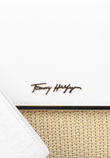 TOMMY HILFIGER MODERN CLUTCH STRAW Sac bandoulière en blanc - large