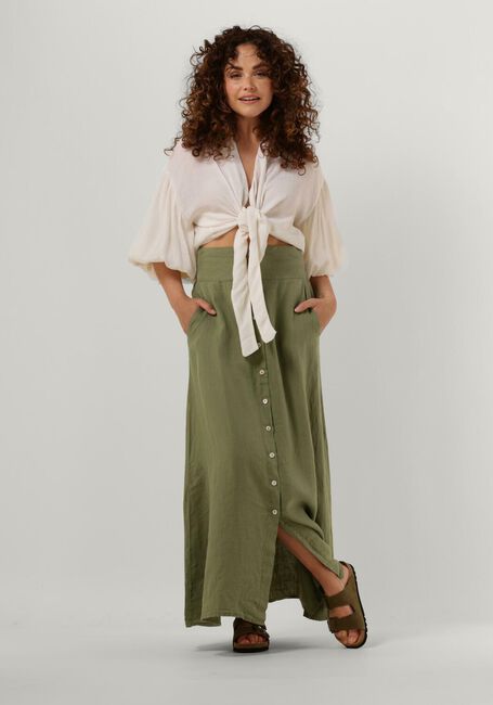 Groene MR MOOD Maxirok MRS MABE SKIRT - large