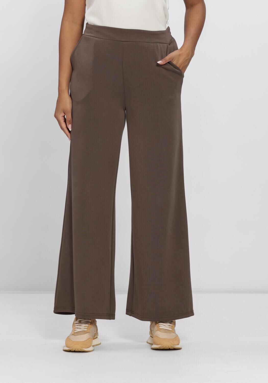 MY ESSENTIAL WARDROBE Pantalon large MWHELLE WIDE PANT en marron - large