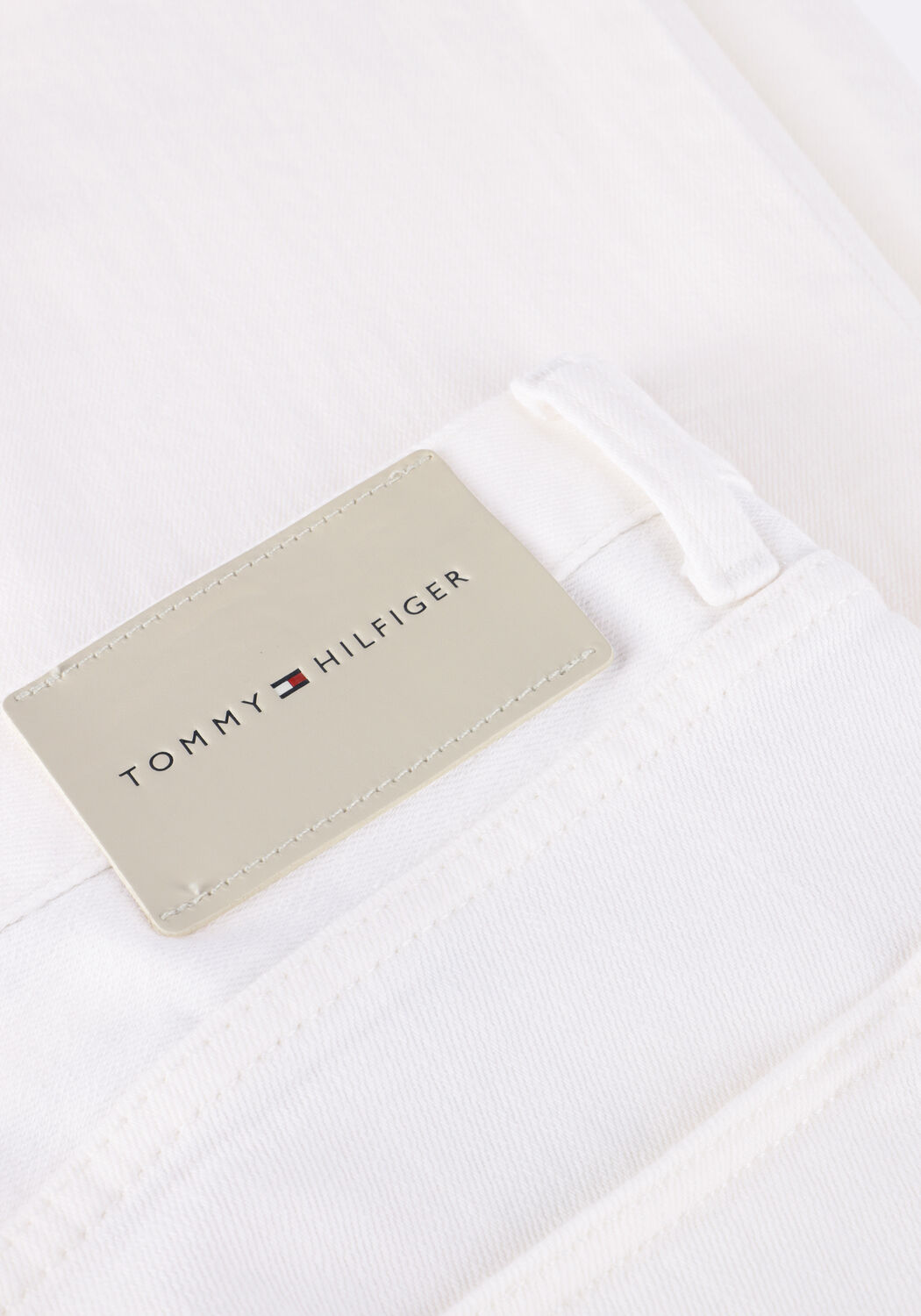 TOMMY HILFIGER Straight leg jeans STRAIGHT DENTON PSTR WHITE en blanc - large