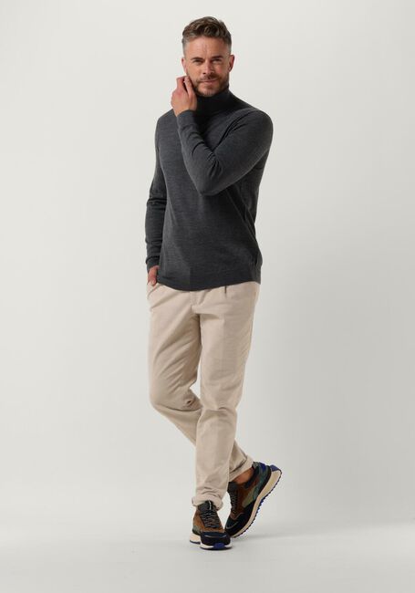 Grijze PROFUOMO Coltrui PULLOVER ROLL NECK - large