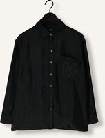 Zwarte ALIX THE LABEL  LADIES WOVEN SHINY CRINKLE BLOUSE Zwarte ALIX THE LABEL  LADIES WOVEN SHINY CRINKLE BLOUSE - medium