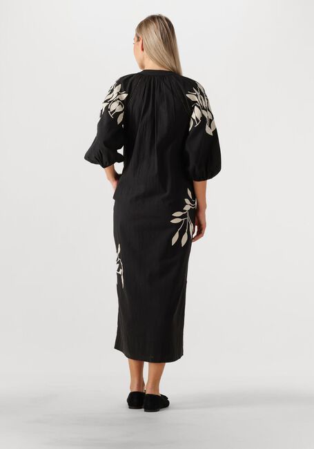Zwarte AIMEE THE LABEL Maxi jurk LOUISC - large
