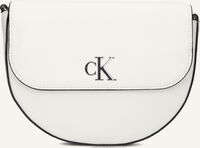 Witte CALVIN KLEIN Schoudertas MINIMAL MONOGRAM SAD Witte CALVIN KLEIN Schoudertas MINIMAL MONOGRAM SAD - medium