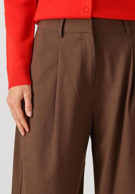 SUNCOO Pantalon large JONAS en marron - large