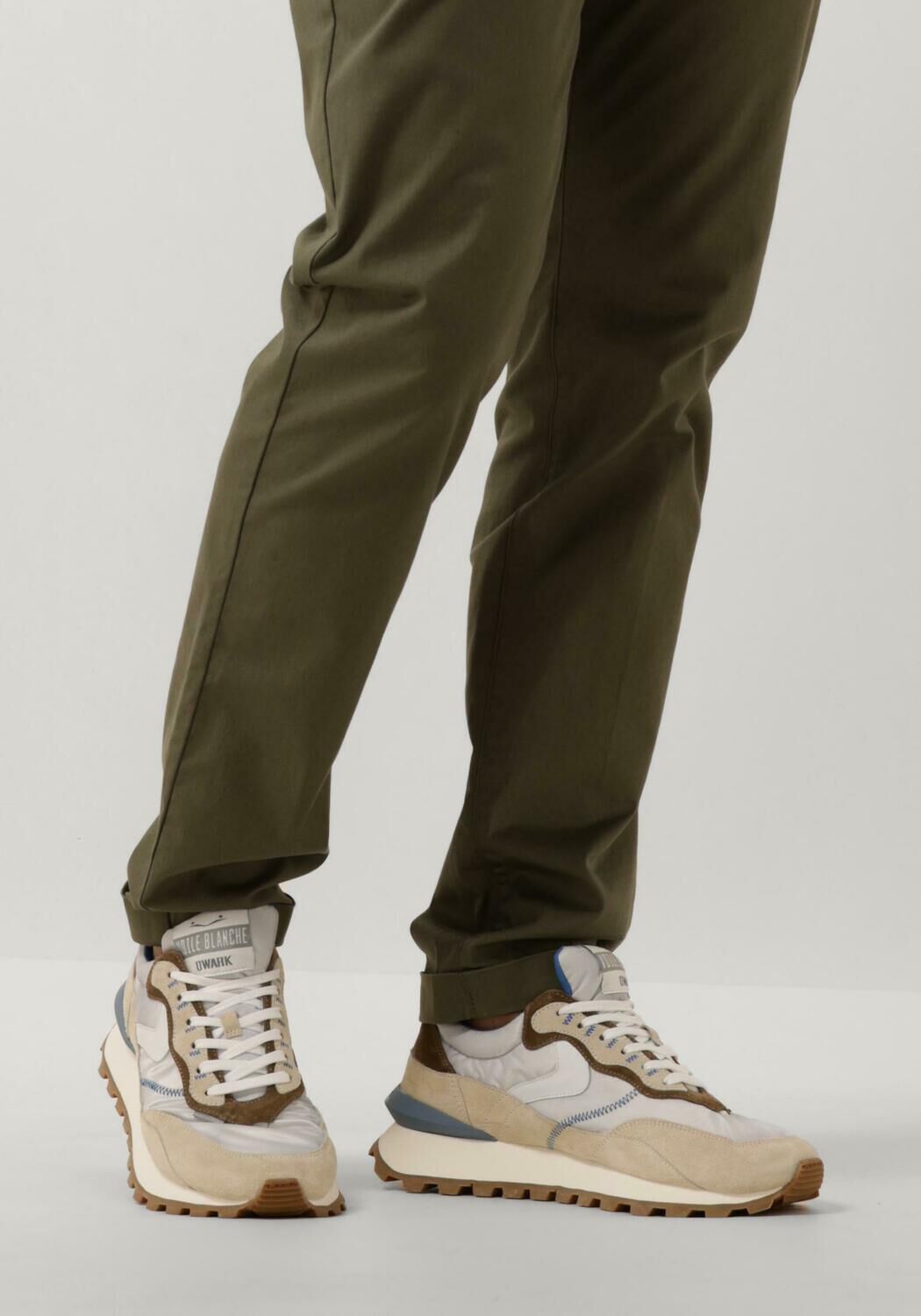 Grijze VOILE BLANCHE Sneakers QWARK HYPE MAN - large