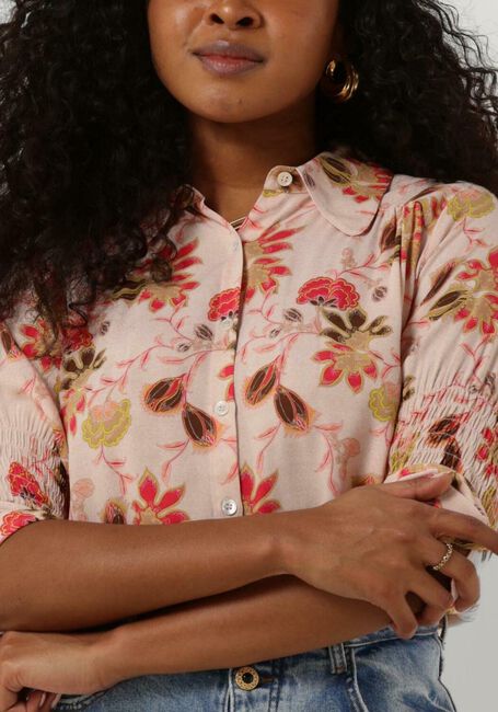 Roze MOS MOSH  THERICA FLEUR SS SHIRT - large
