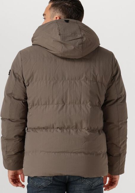 Bruine PURE PATH Gewatteerde jas ACTIVEWEAR HOODED JACKET - large