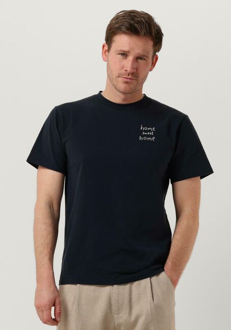 Donkerblauwe FORÉT T-shirt SWEET T-SHIRT - large