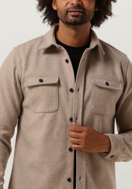 DSTREZZED Surchemise ULRIK OVERSHIRT en beige - large