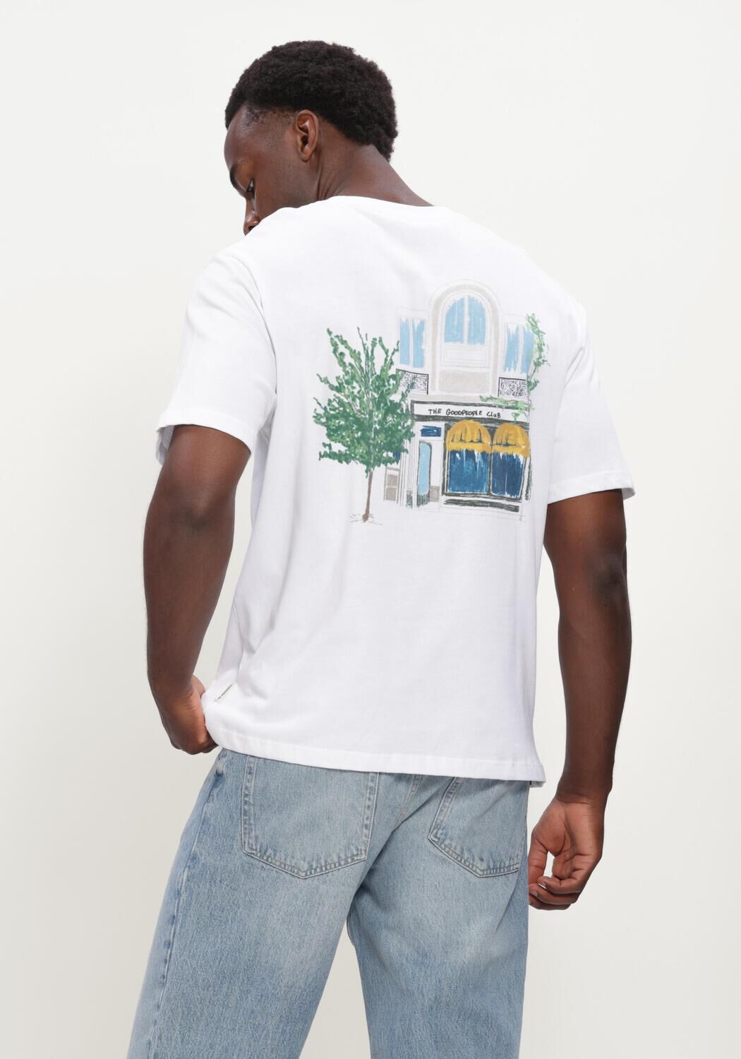 THE GOODPEOPLE T-shirt TPHOTO en blanc - large
