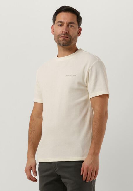 ANERKJENDT T-shirt AKKIKKI S/S WAFFLE TEE Blanc - large