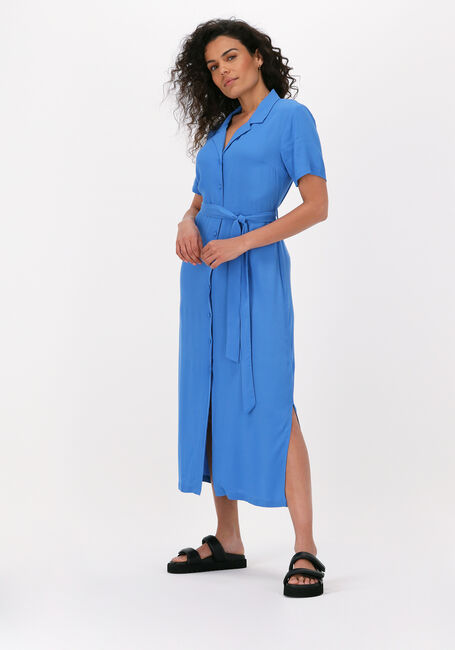Blauwe MODSTRÖM Midi jurk PALM DRESS - large