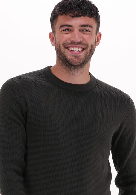 SELECTED HOMME Pull ROCKS LS KNIT CREW NECK W NAW en vert - large