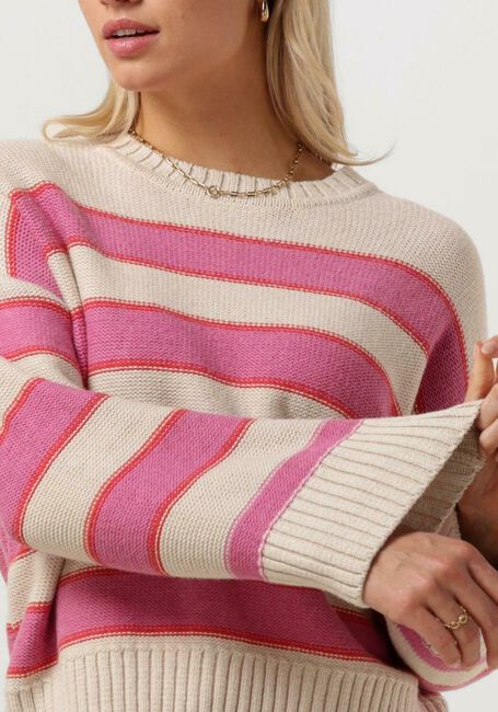 SELECTED FEMME Pull SLFJILL LS KNIT O-NECK en beige - large