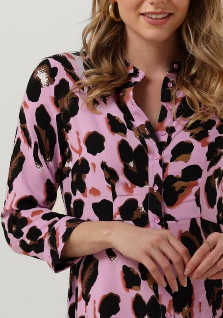 Roze Y.A.S. Maxi jurk YASSAVANNA LONG SHIRT DRESS - large