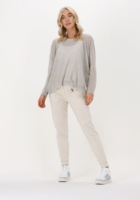 Beige SUMMUM Trui OVERSIZED SWEATER SPARKLING LU - large