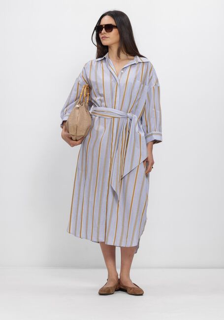 BEAUMONT Robe midi INDIA DRESS en bleu - large