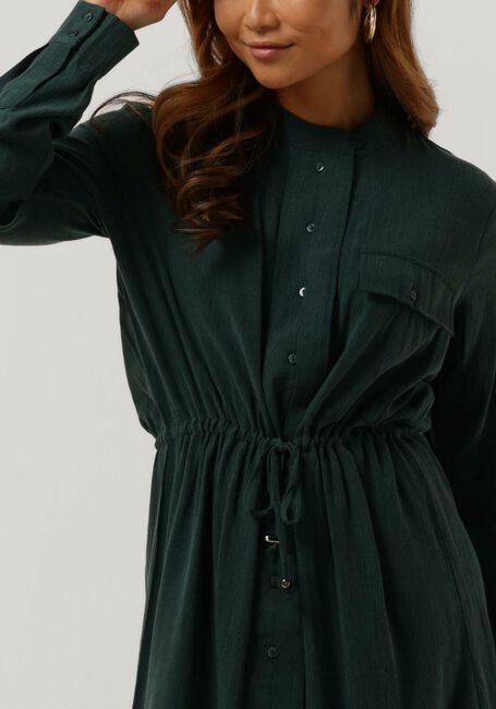 SIMPLE Robe midi EZ WV-LYOCEL-22-3 en vert - large