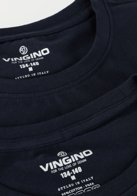 VINGINO T-shirt BOYS T-SHIRT ROUND NECK (2-PACK) Bleu foncé - large