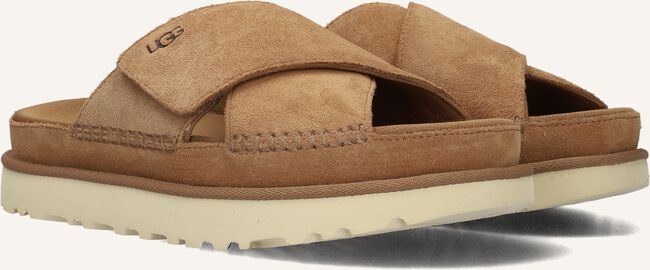 Cognac UGG Slippers W GOLDENSTAR CROSS SLIDE Cognac UGG Slippers W GOLDENSTAR CROSS SLIDE - large