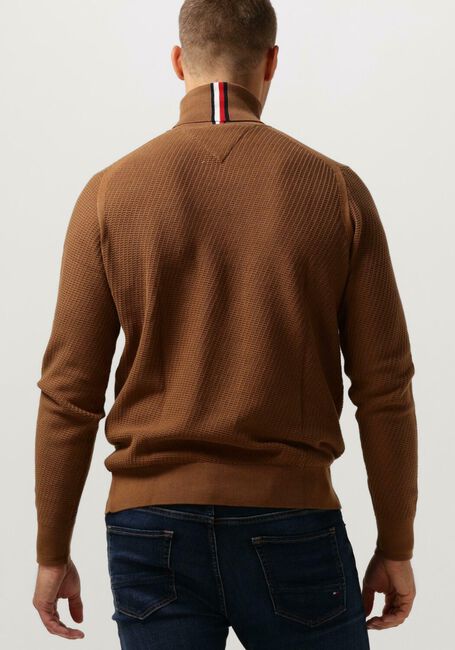 Khaki TOMMY HILFIGER Coltrui RECTANGULAR STRUCTURE ROLL NK - large