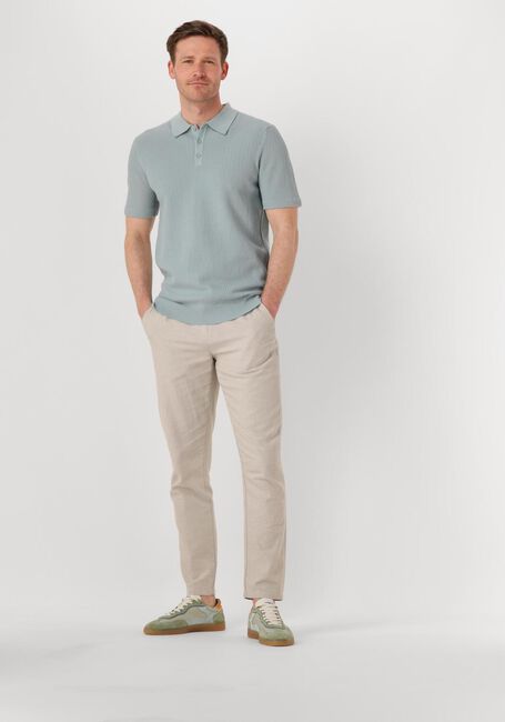 PURE PATH Polo REGULAR FIT POLO SS KNITWEAR Bleu clair - large