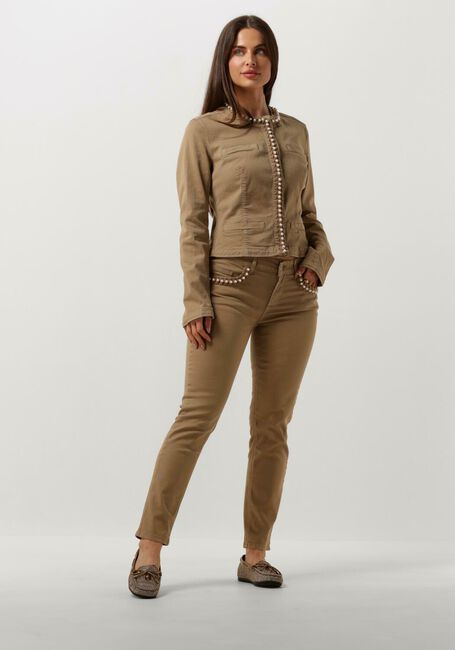 LIU JO Jack DRILL STRETCH MIX JACKET en beige - large